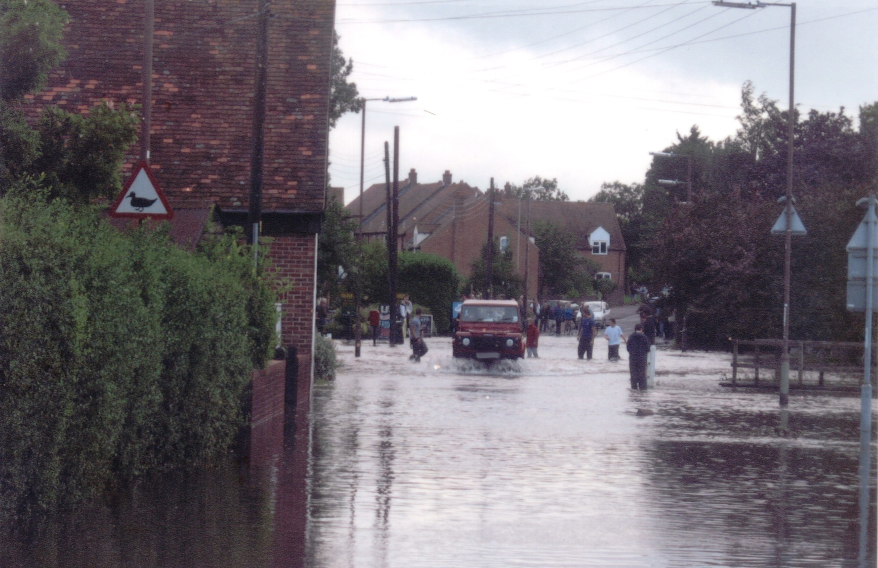 Flood in Denchworth Road
